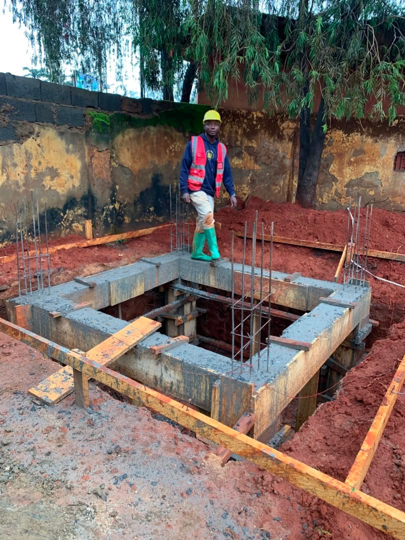 Première image du chantier